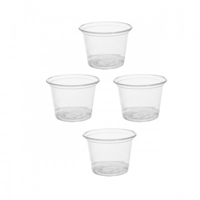 0.5oz/1pz/1.5oz/2oz/3.25oz/4oz Disposable Plastic Portion Souffle Cup Included With Lid For All Purpose