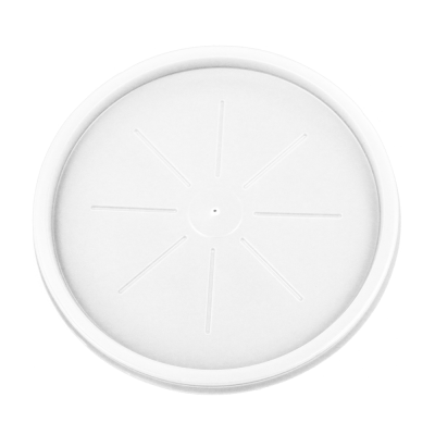 Disposable Round White Foam Plate